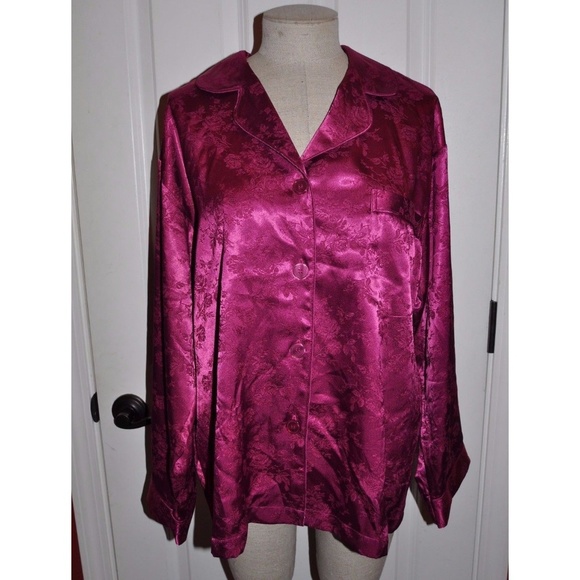 VICTORIA'S SECRET Rose Jacquard Satin Pajama Set - Picture 4 of 8